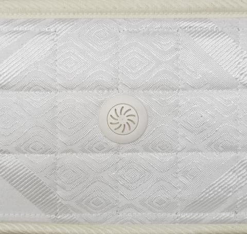 Saltea Ortopedica Transilvan, SweetDreams, Hipoalergenic, Spuma Poliuretanica, Arcuri Bonell, Buton de Aerisire, Textil Ecologic, 120x200x20 cm, Alb