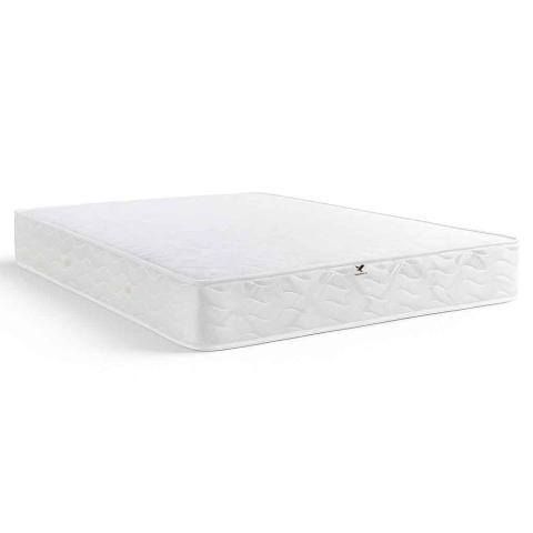 Saltea Ortopedica Transilvan, SweetDreams, Hipoalergenic, Spuma Poliuretanica, Arcuri Bonell, Buton de Aerisire, Textil Ecologic, 140x200x20 cm, Alb