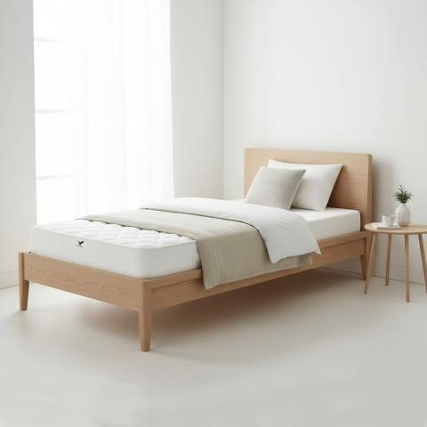 Saltea Ortopedica Transilvan, SweetDreams, Hipoalergenic, Spuma Poliuretanica, Textil Ecologic, 80x200x15 cm, Alb