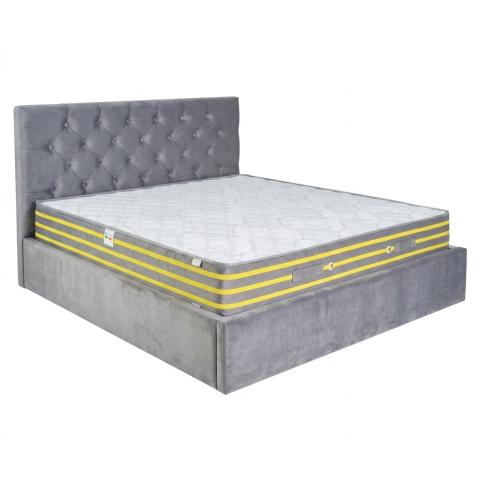 Saltea Premier Plus, SweetSleep, Arcuri Bonell, Fermitate Ridicata, Textil Ecologic, Fata Vara si Iarna, Bumbac Natural si Lana, Transilvan, 160x200x2