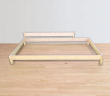 Bara de Protectie Siguro, Transilvan, Latura Lunga, Lemn Masiv, 155x27x5 cm, Natur