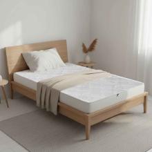 Saltea Ortopedica Transilvan, SweetDreams, Hipoalergenic, Spuma Poliuretanica, Textil Ecologic, 90x200x12 cm, Alb